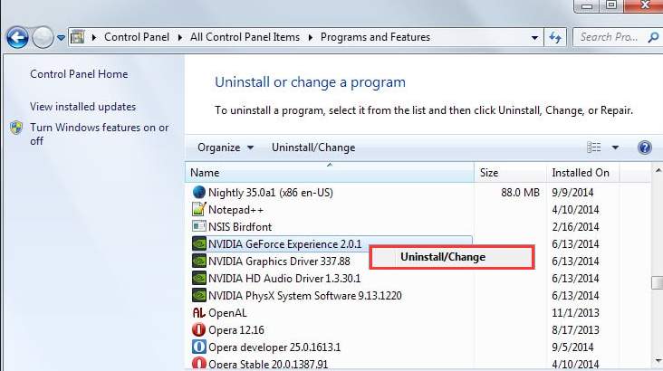 how to uninstall old drivers to instal new gpu