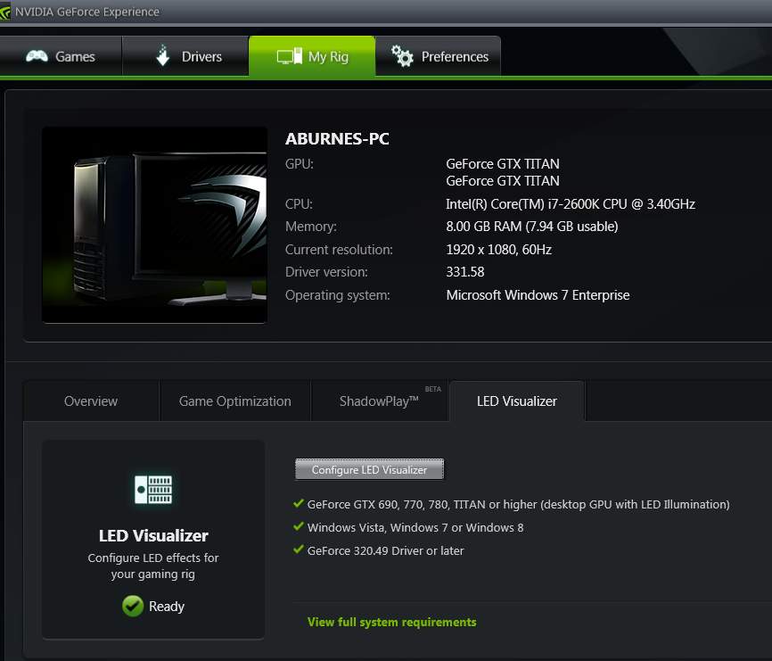 geforce experience not finding games