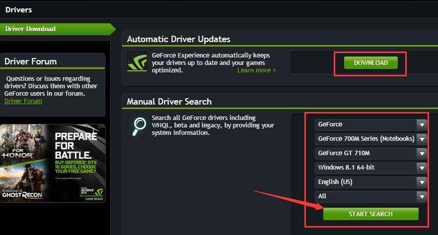 GeForce GT 710 Drivers Download for Windows Driver Easy