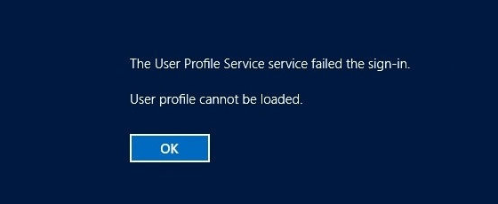 assignment of service profile to server failed