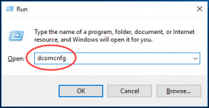 dcom settings windows 10