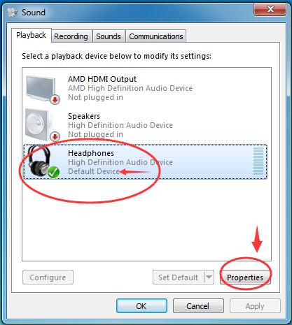 no audio output device installed window 7 solution