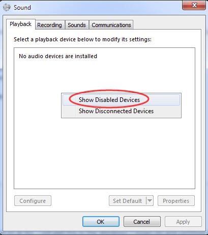 citrix no audio output device installed 6.5