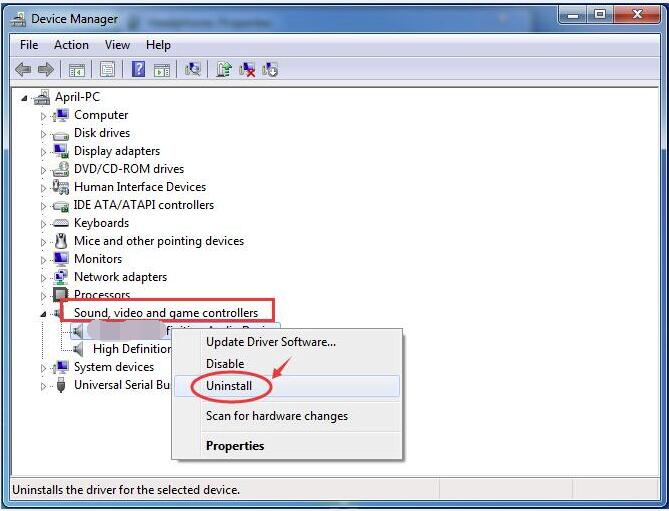 how to enable audio in windows 7