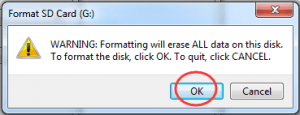 how to format sd card on windows 7