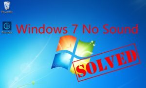 windows 7 не работает звук