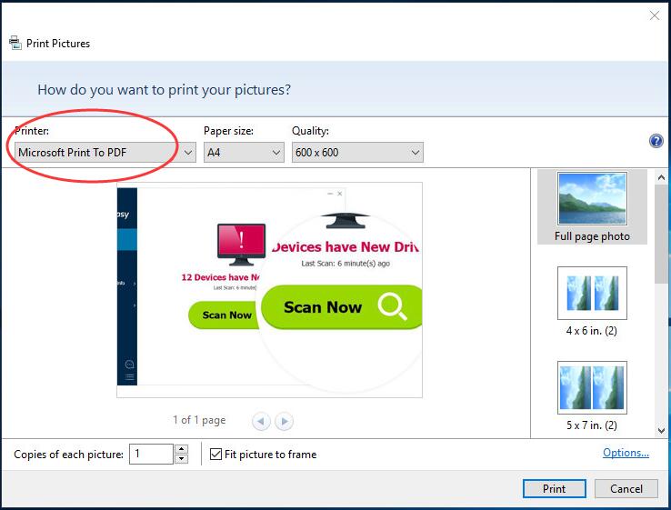 convert jpg to pdf free windows 10