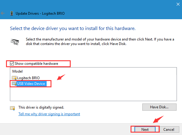 logitech options no devices detected windows 10