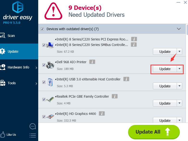 how to scan from printer to computer from dell v305