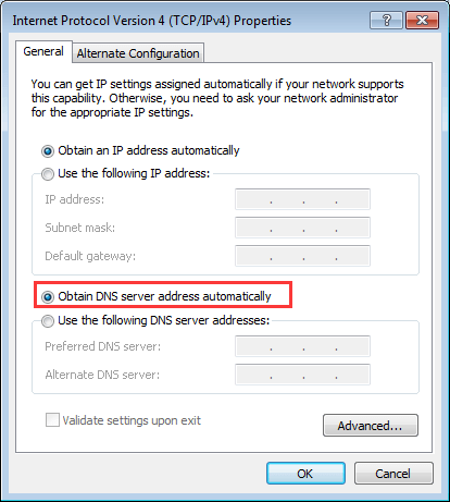 mail.google.com’s server dns address could not be found