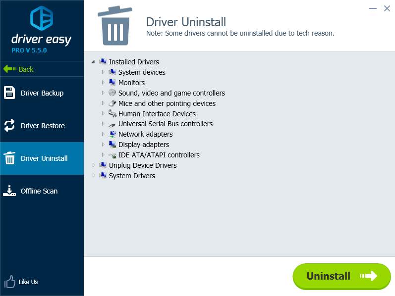 how to uninstall nvidia drivers windows 7