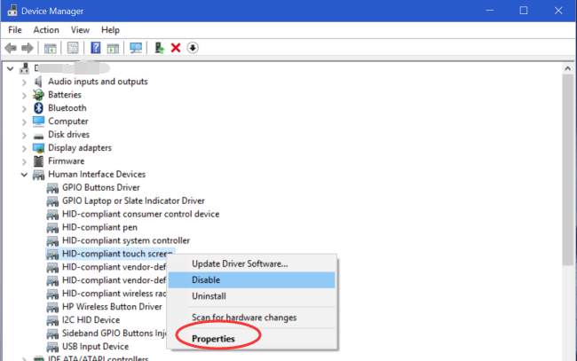 hid compliant touch screen driver download toshiba