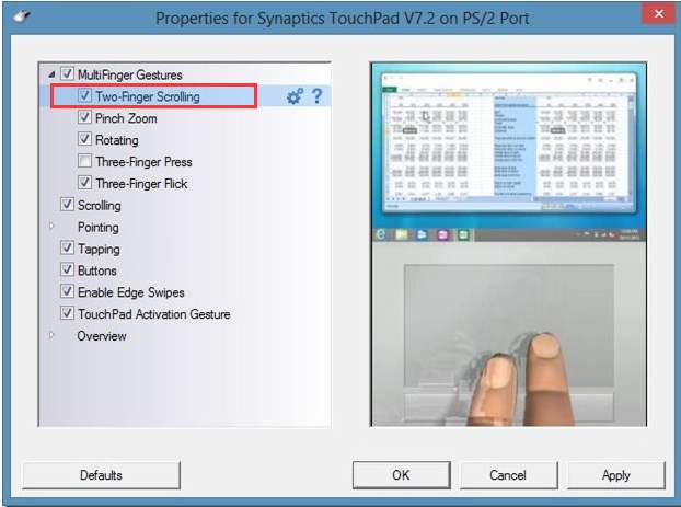 asus synaptics touchpad driver update