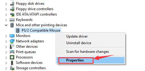 microsoft arc touch mouse driver error