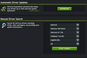 nvidia geforce gt 745m driver windows 7