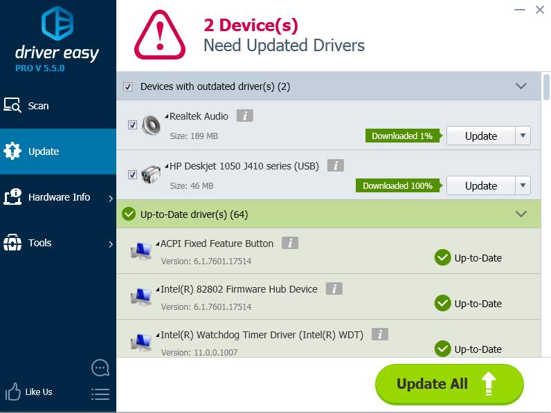 downlod hp deskjet 1000 driver for windows 10