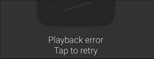 youtube playback error