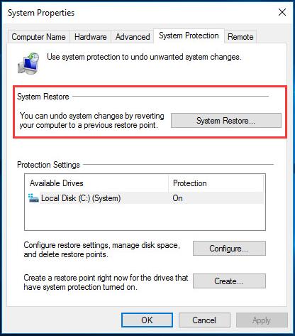 can i delete driver restore windows 10