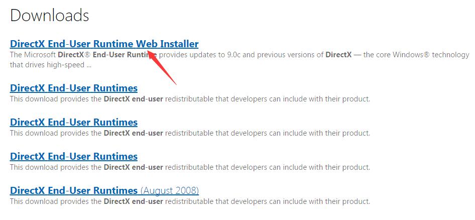 Directx user runtime. DIRECTX end-user runtime.