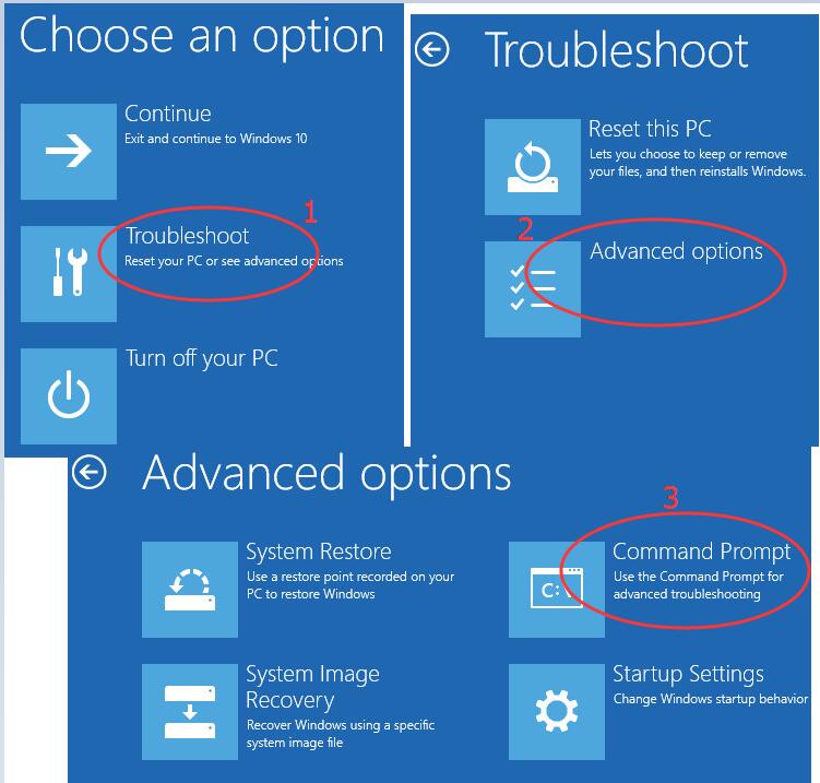 change password from cmd windows 10