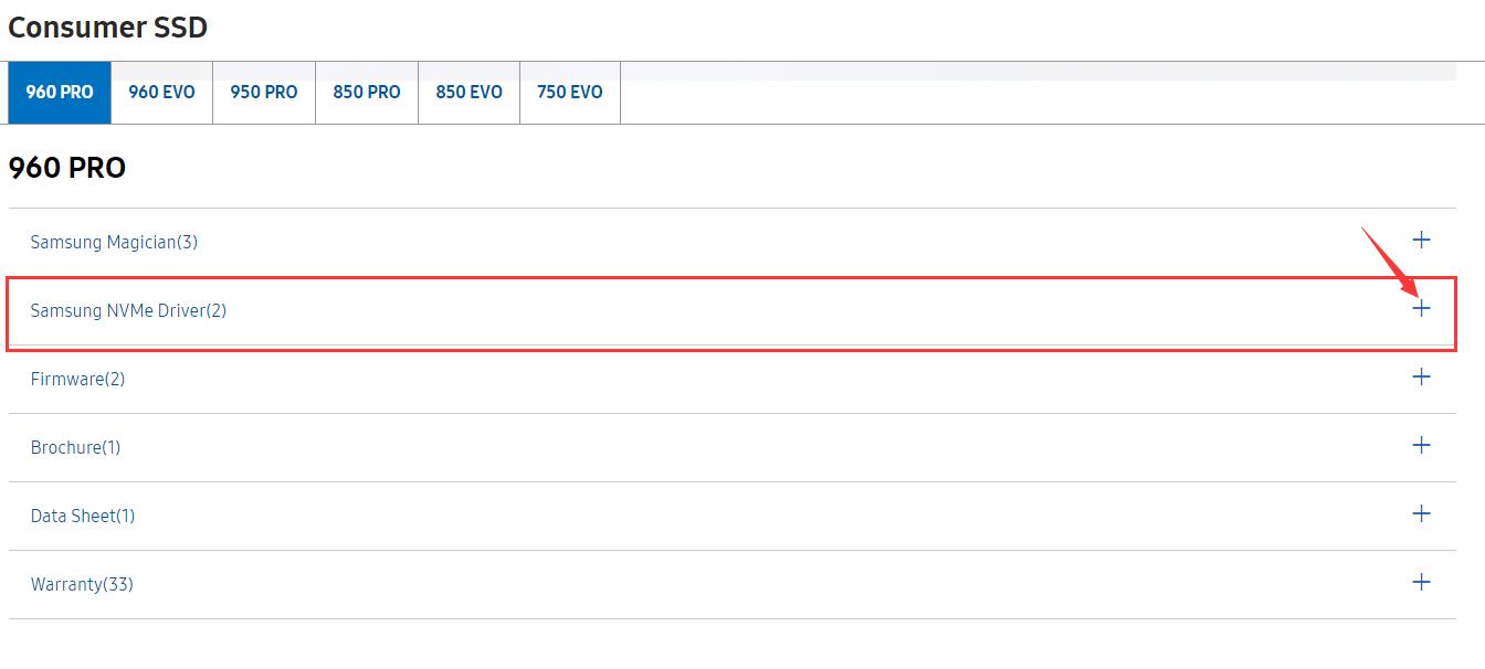 samsung nvme driver download