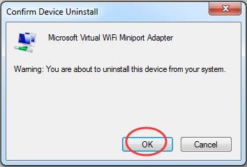 how to fix my windows 7 microsoft virtual miniport adapter