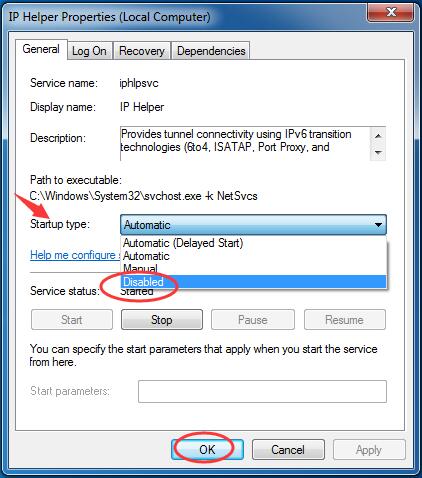 ipv4 and ipv6 not connected windows 10