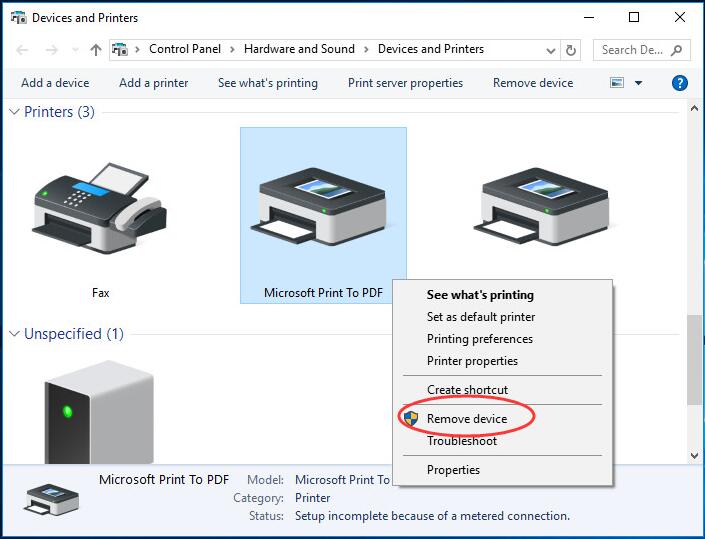 Pdf Not Showing In Printer List