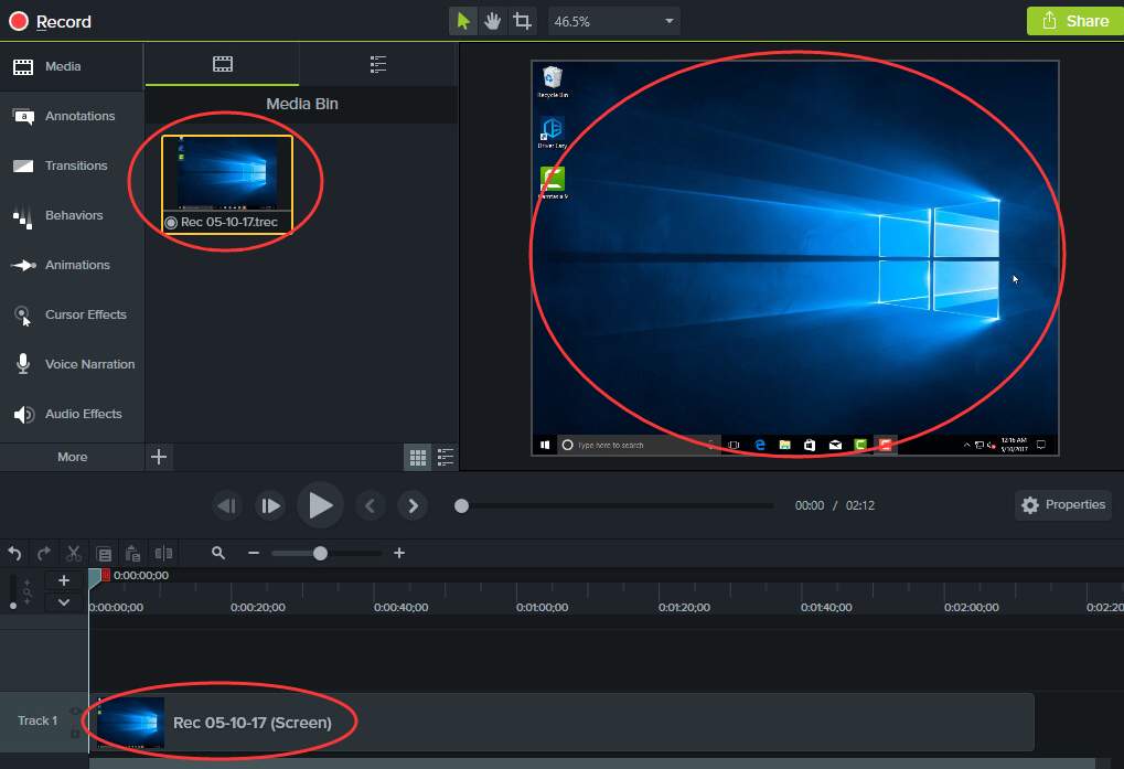 camtasia 3 wont play timeline in preview