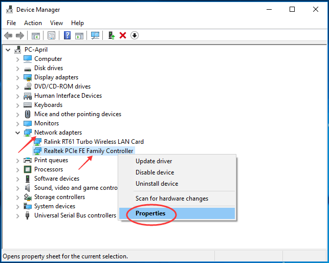 Organisationsnetzwerk-Controller-Treiber nach Neuinstallation von Windows 7 fehlt