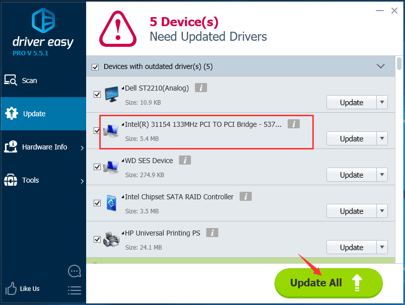 pci bridge no device