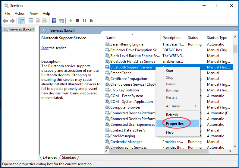 manually install windows 10 bluetooth driver