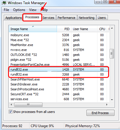 rundll32 exe windows host process rundll32