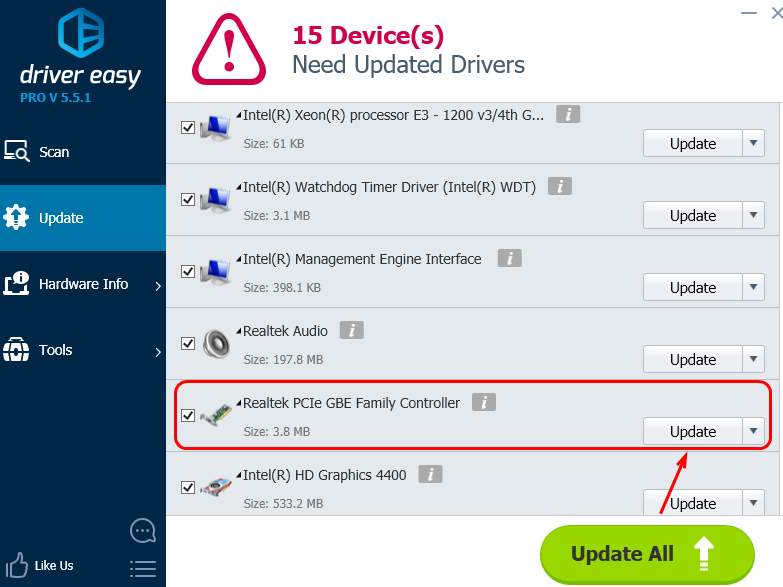 download driver talent for network card