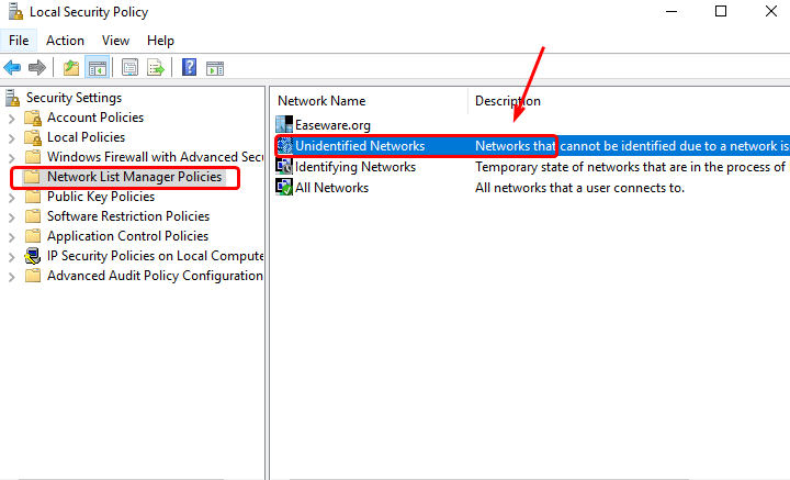 windows 7 virtual pc unidentified network