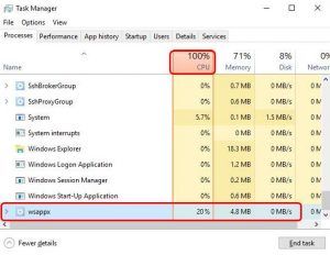 Wsappx What Is It And How To Fix Its High Disk And Cpu Usage Driver Easy - roblox using 100% cpu windows 10