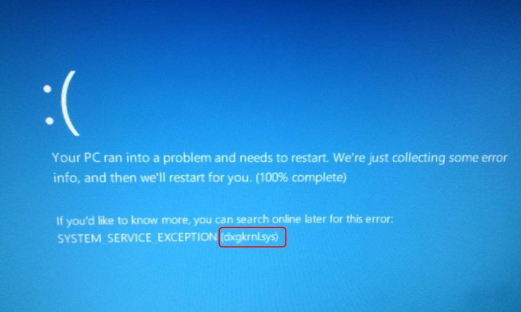 [Solved] dxgkrnl.sys Blue Screen of Death on Windows - Driver Easy