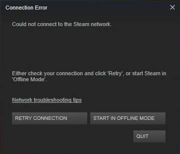 steam link wont connect