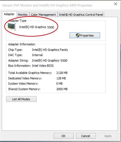 Intel Graphics 5500 Driver Download