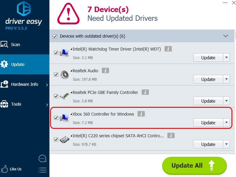 microsoft controller driver windows 10