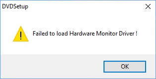 Ошибка failed to load hardware monitor driver this program must run as administrator