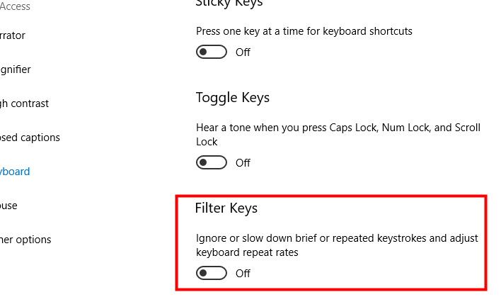 how to turn laptop keyboard off