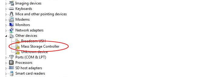 toshiba satellite p305 s8814 mass storage controller driver