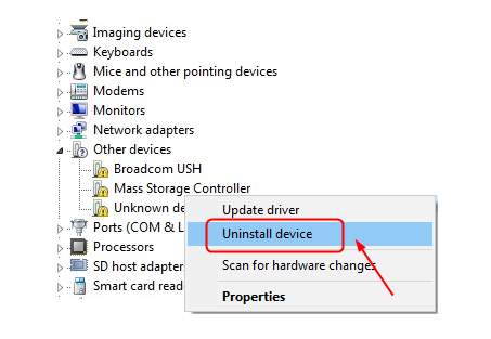 usb mass storage driver update