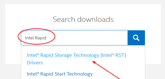 intel rapid storage service