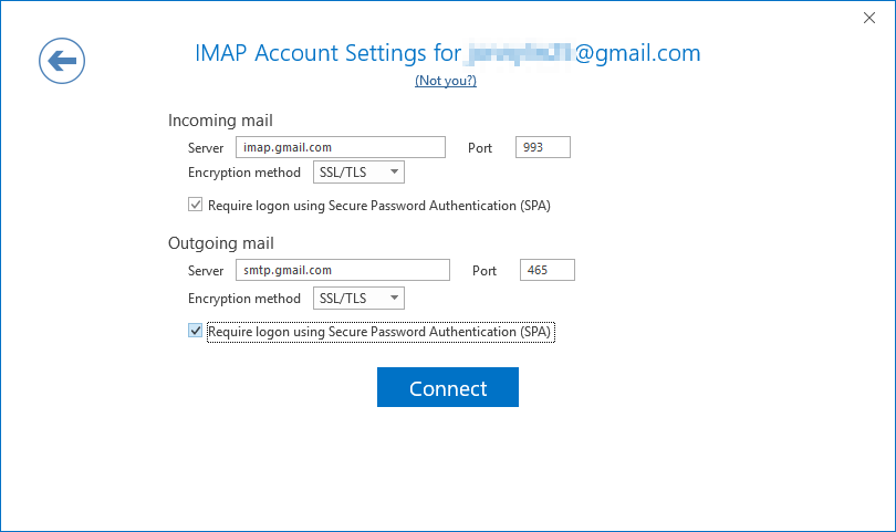 how to set up imap on gmail