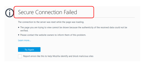 your connection is not secure firefox for mac