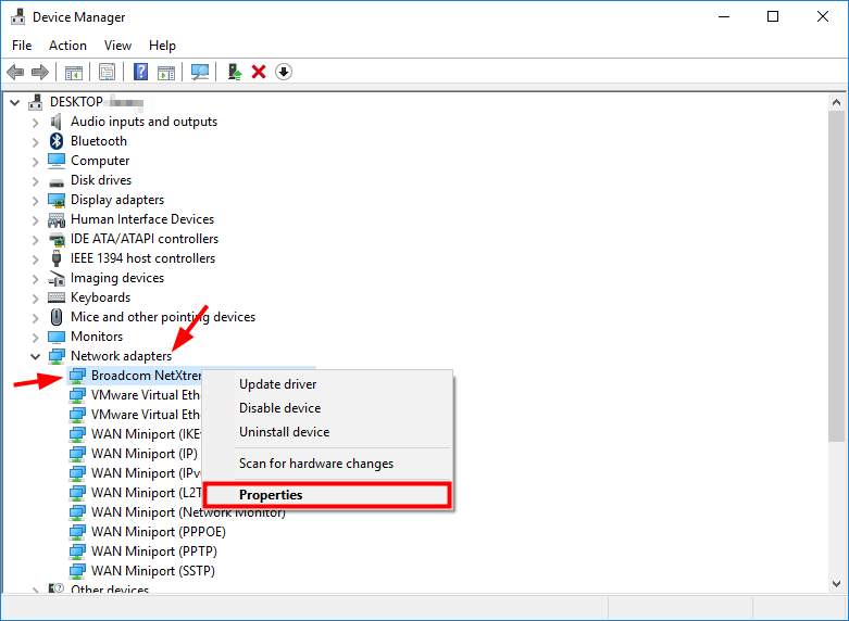 vmware player network cable unplugged