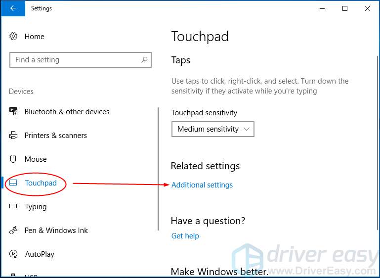 asus laptop touchpad driver download windows 10