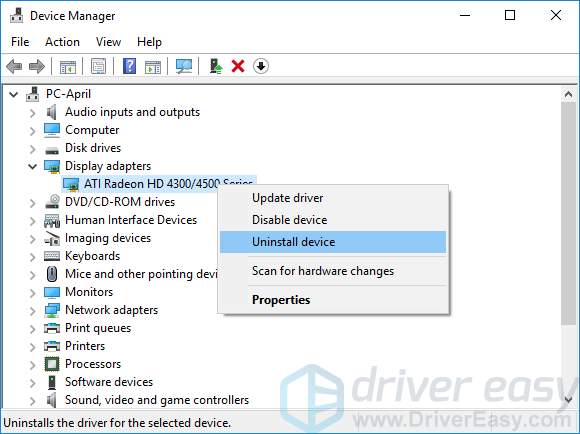 windows driver uninstaller